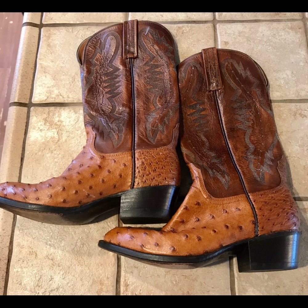 Women’s Lucchese Ostrich Quill Boot